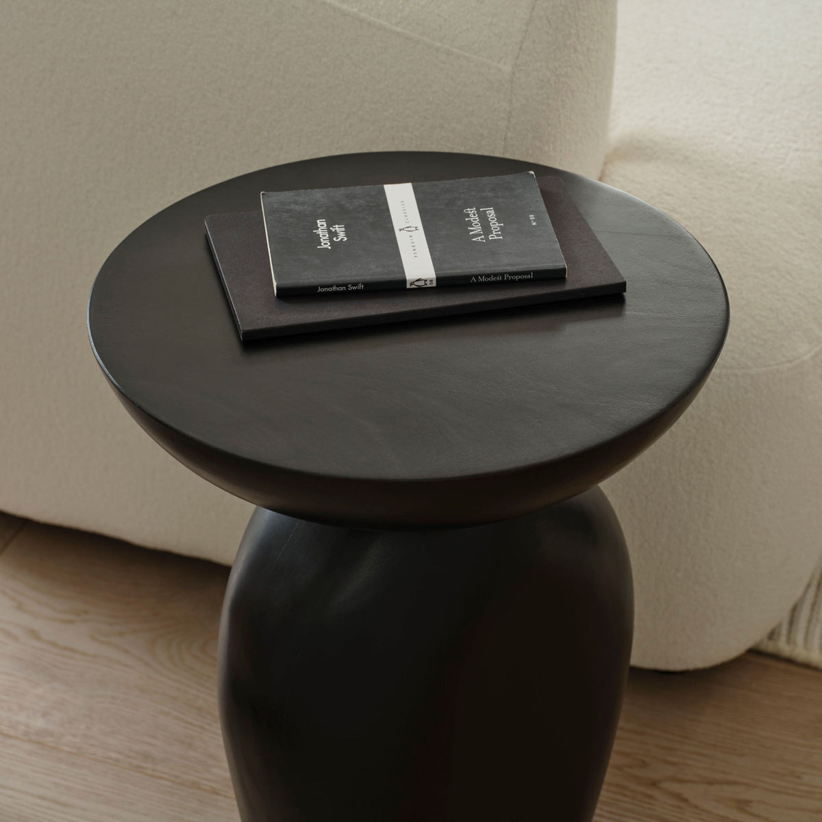 Alder 35cm Coffee Brown Mango Wood Side Table