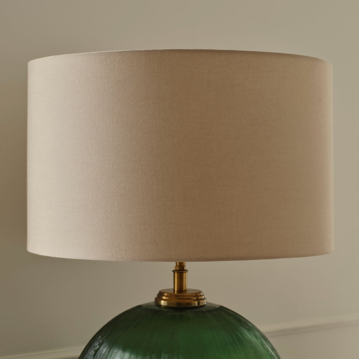 Alderton 40cm Cotton Lamp Shade - Taupe