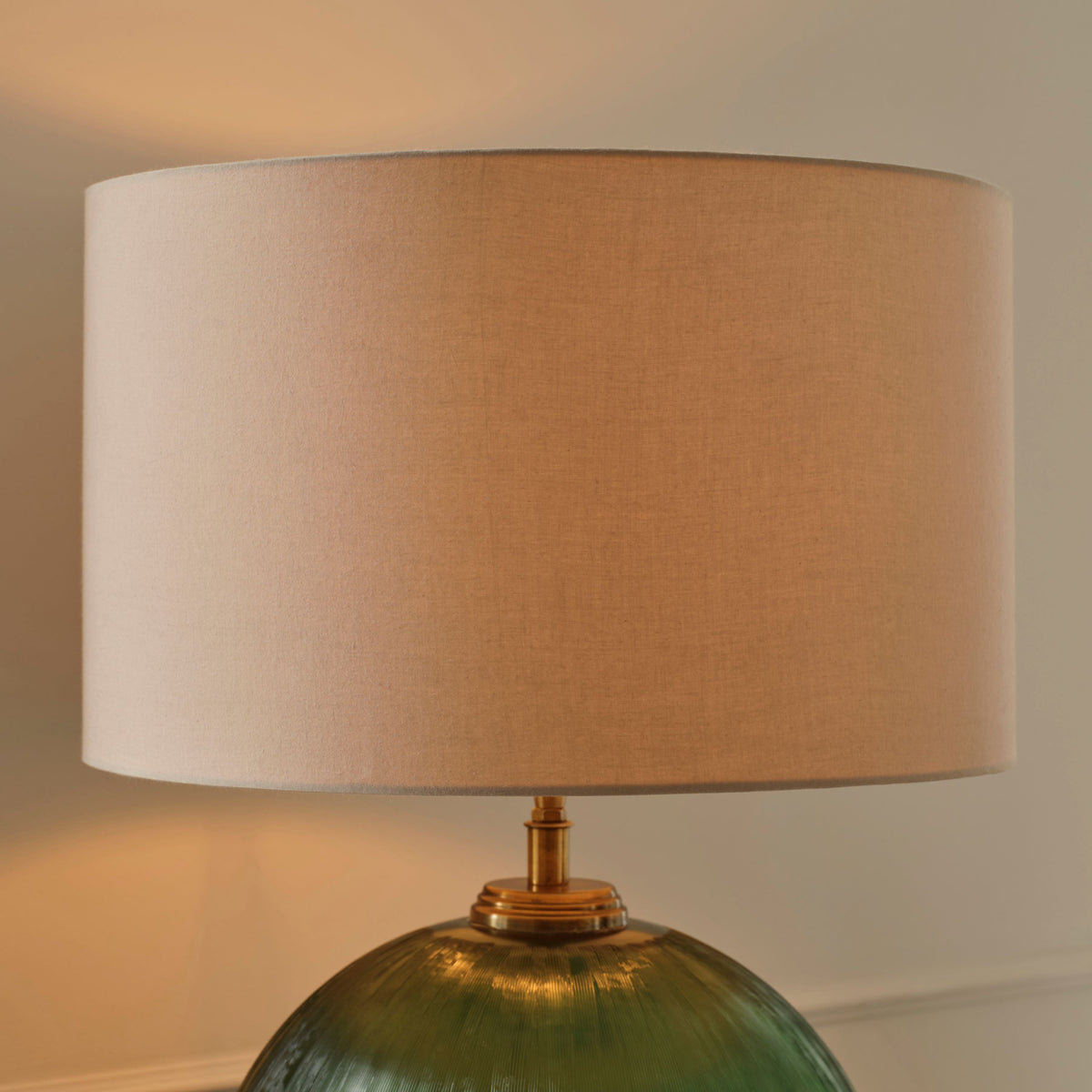 Alderton 35cm Cotton Lamp Shade - Taupe
