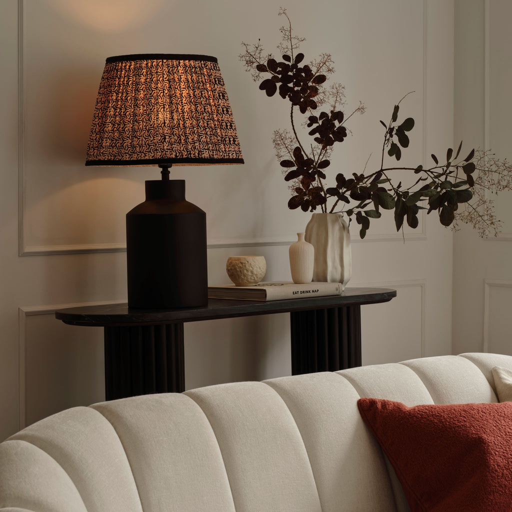 Ashbrook 32cm Table Lamp Base - Matte Black