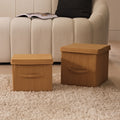 Cara 24cm Basket - Amber Yellow Geometric