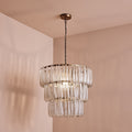 Lussington 89cm Glass Chandelier - Gold