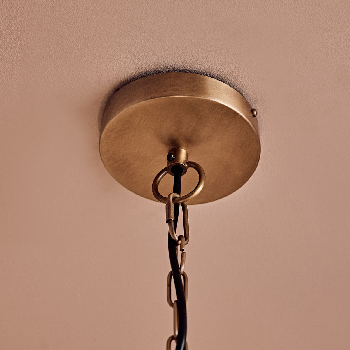 Lussington 89cm Glass Chandelier - Gold
