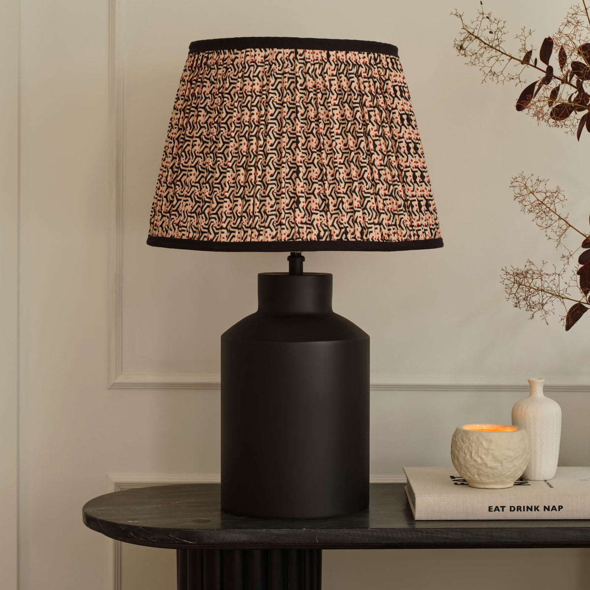 Ashbrook 32cm Table Lamp Base - Matte Black