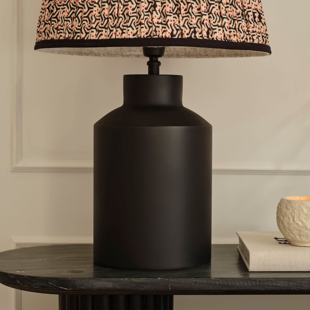 Ashbrook 32cm Table Lamp Base - Matte Black
