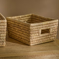 Kasheli 20x15cm Rectangular Basket - Natural Date Leaf
