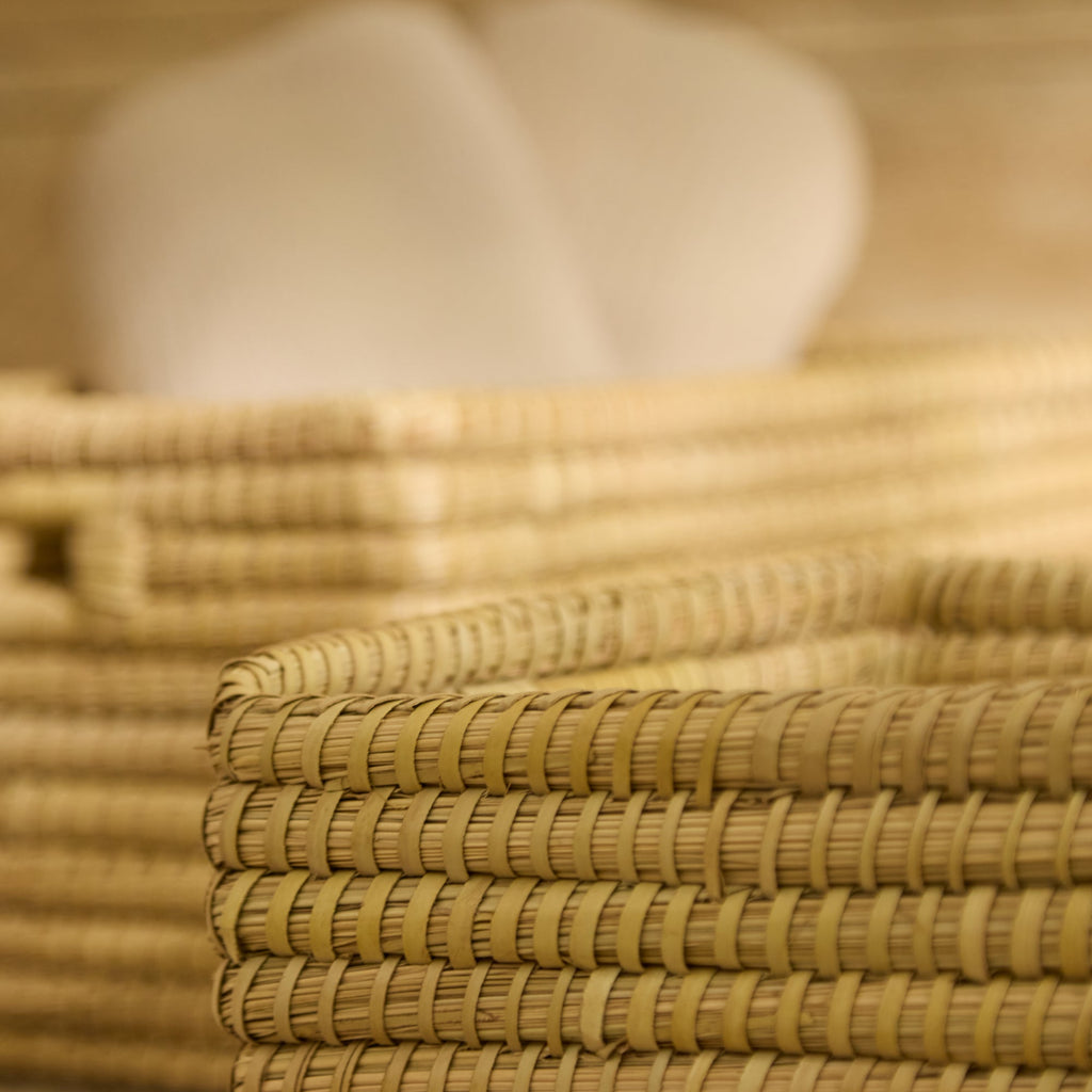 Kalna 45x35cm Rectangular Sea Grass Basket - Natural