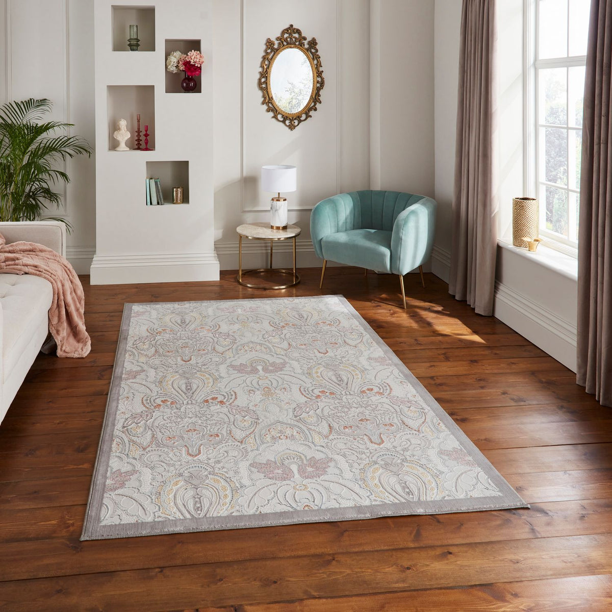 Laurence Llewelyn-Bowen Damask Rug