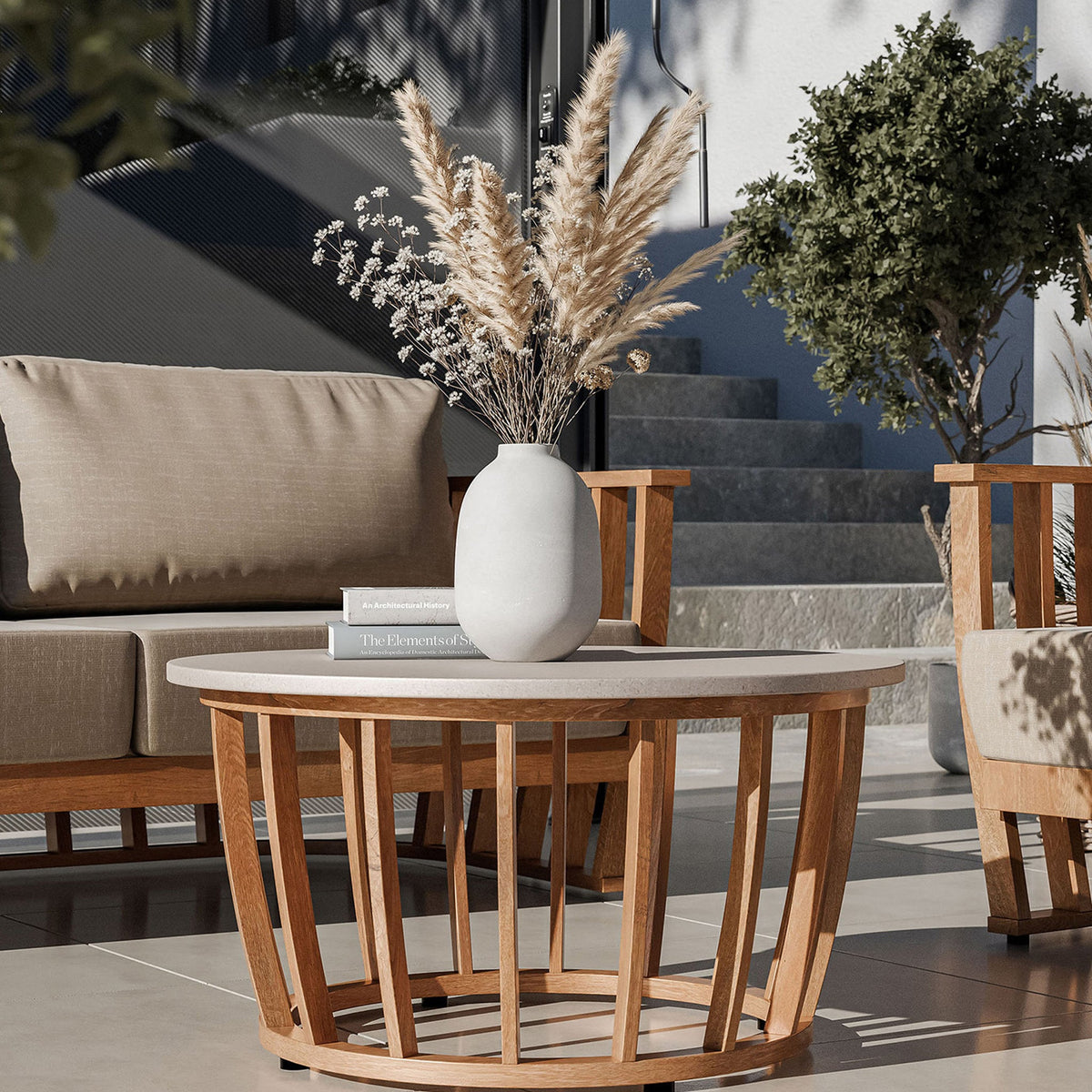 Lucca 5 Seater Lounging Set with Coffee Table