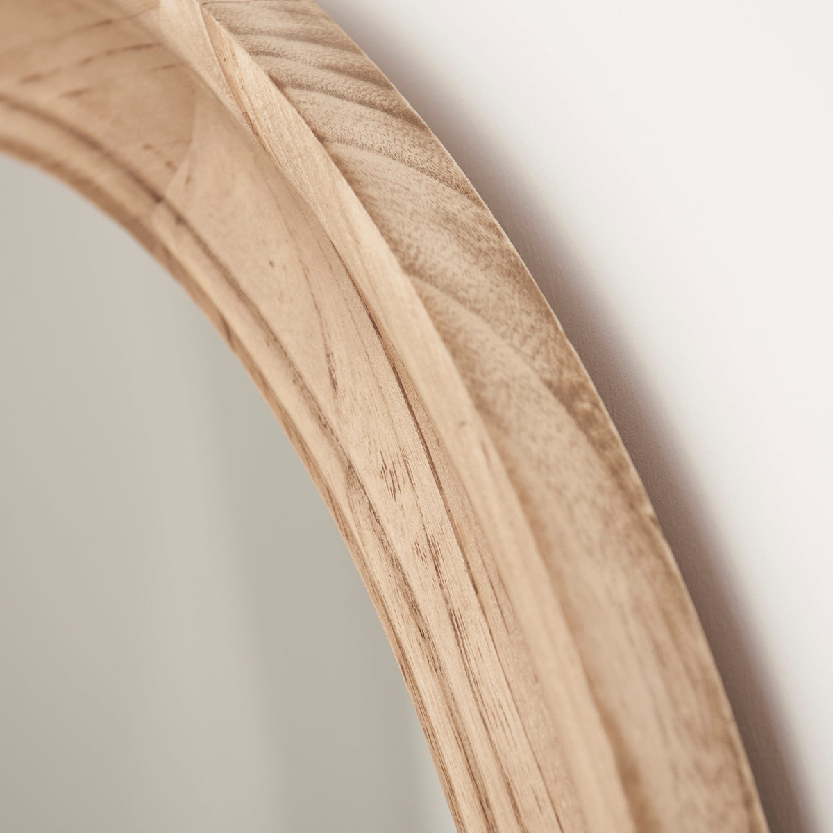 Langton 75cm Wooden Mirror - Natural