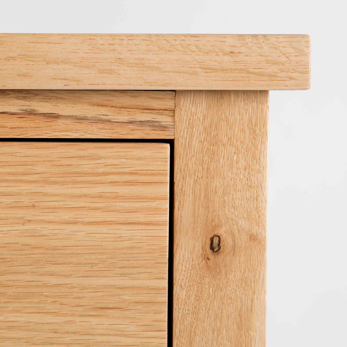 London Oak 2 over 4 Drawer Chest