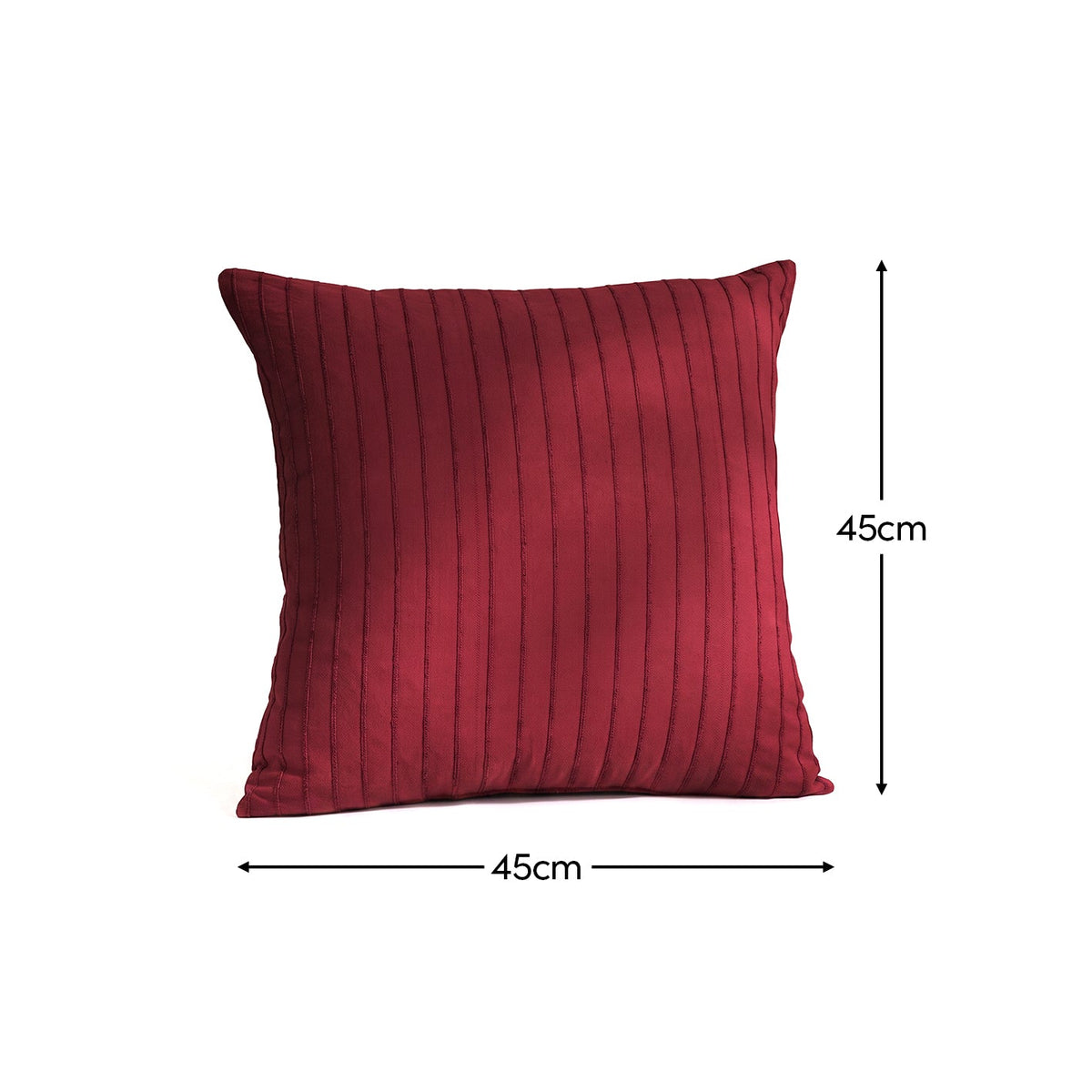 Ludbrook 45x45cm Cushion Cover - Burgundy Red