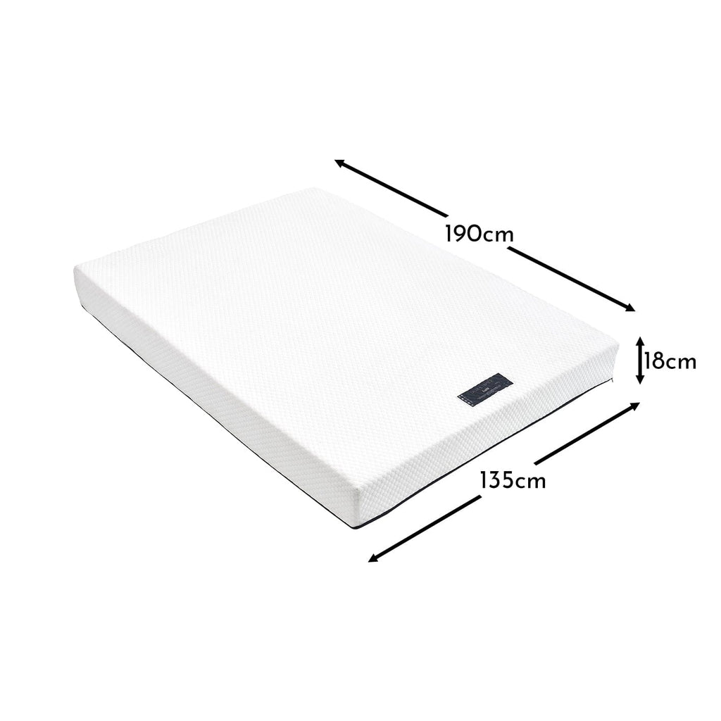 Luna Double Mattress - Ink Blue Zip