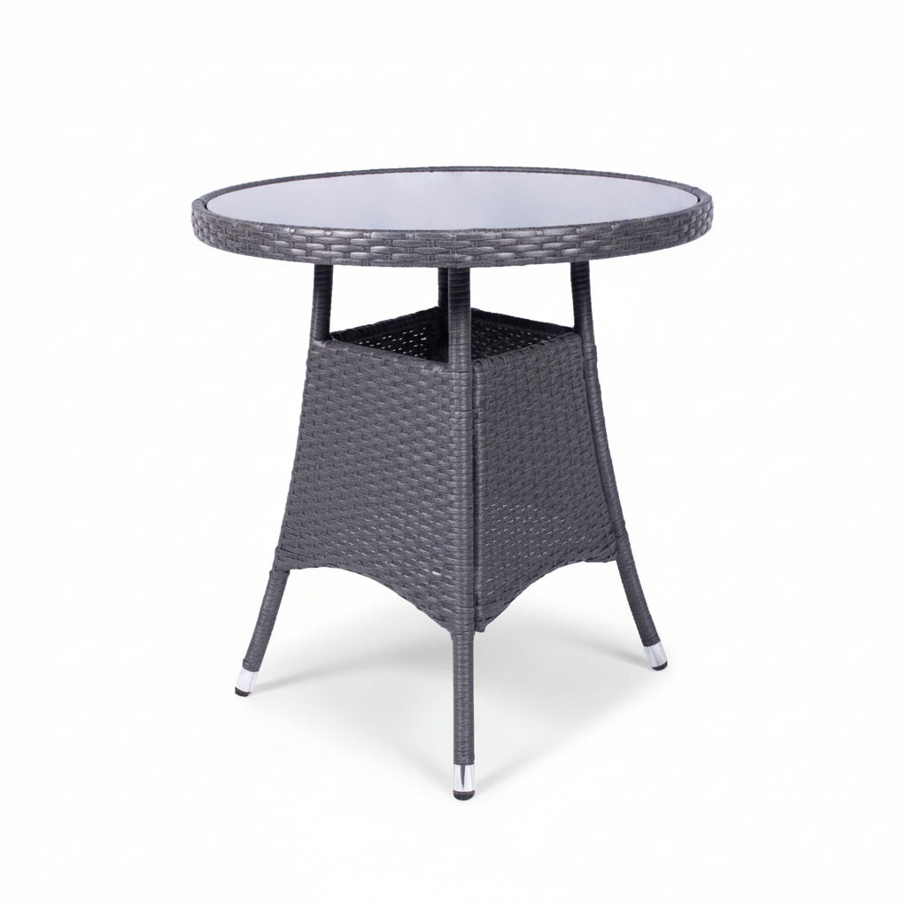 Malaga 2 Seat Deluxe Stacking Rattan Bistro Set
