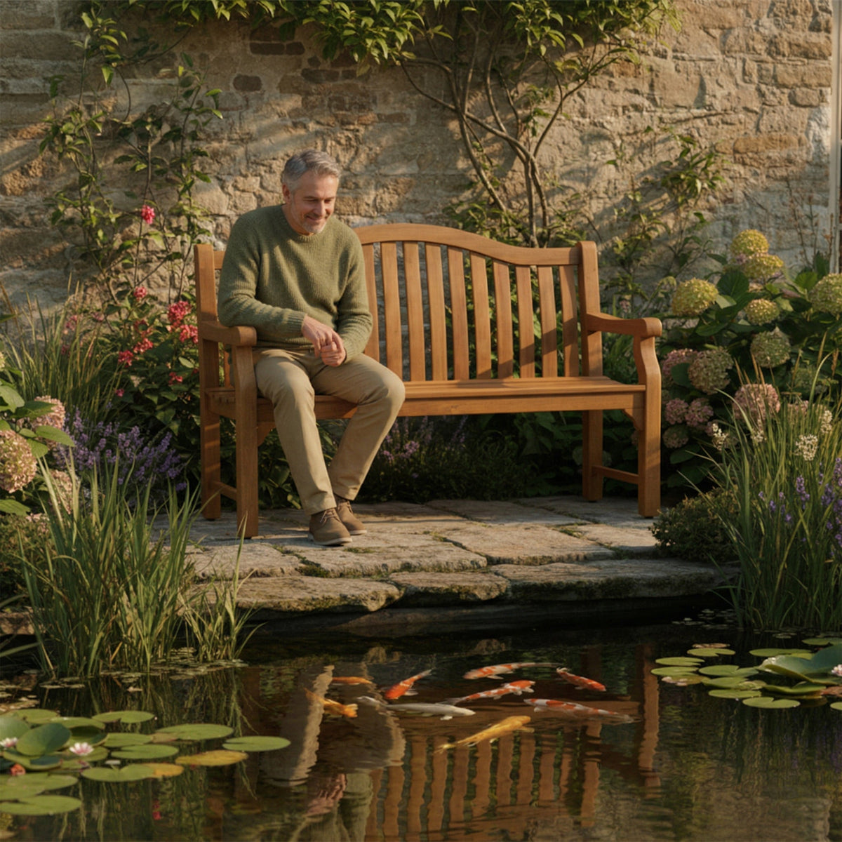 Maria 150cm 2 Seater Acacia Garden Bench