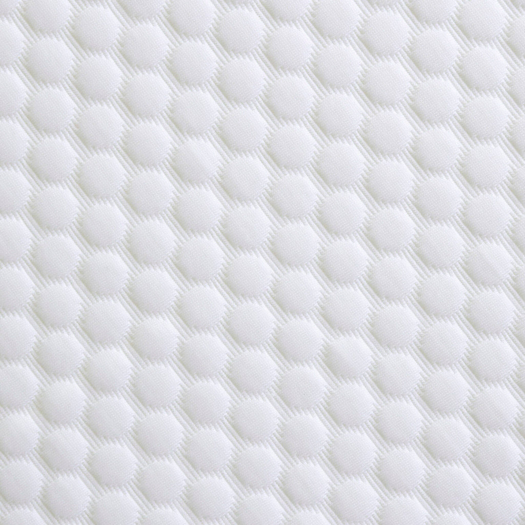 Luna Memory Foam Double Mattress - Burgundy Red Zip