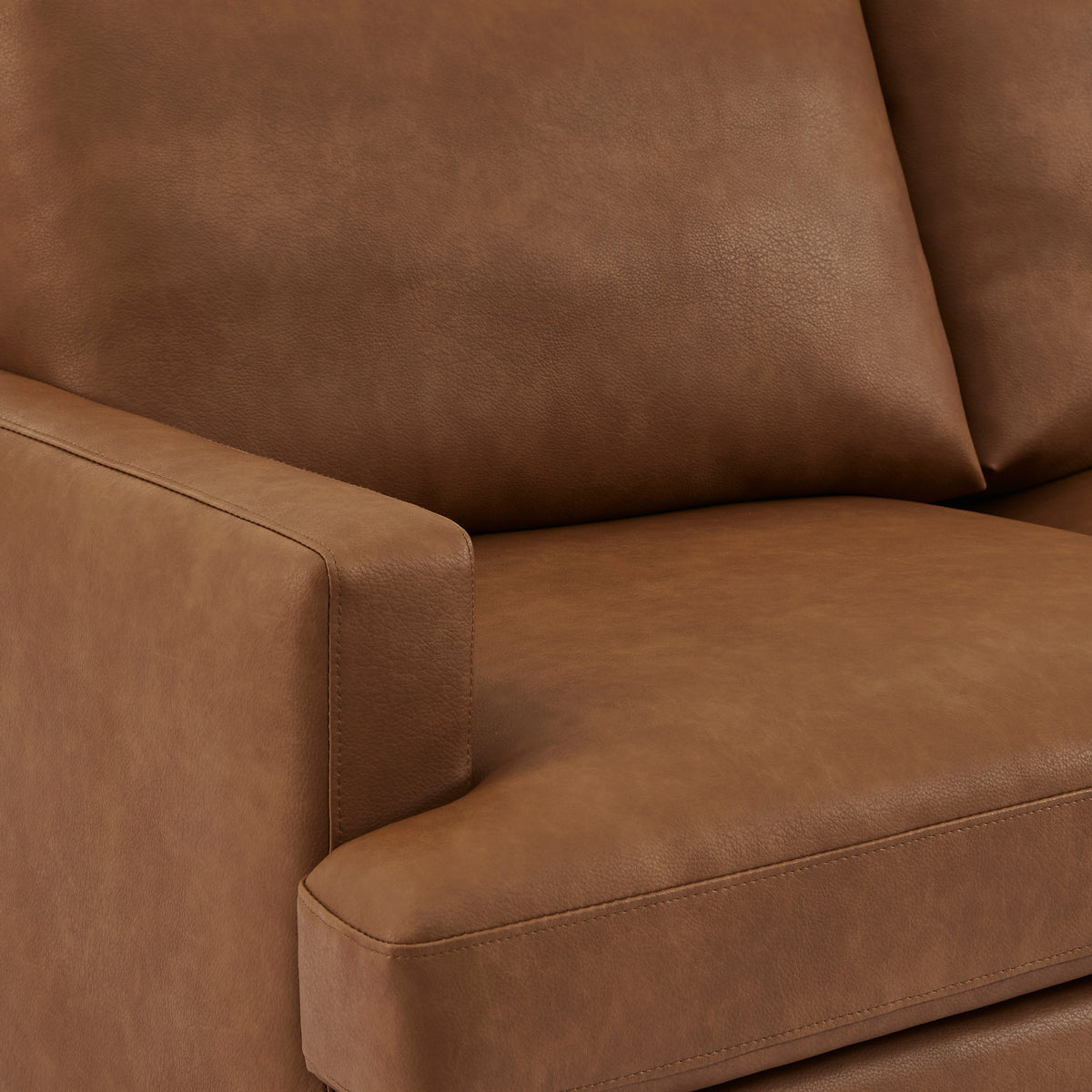 Max Faux Leather 3 Seater Sofa