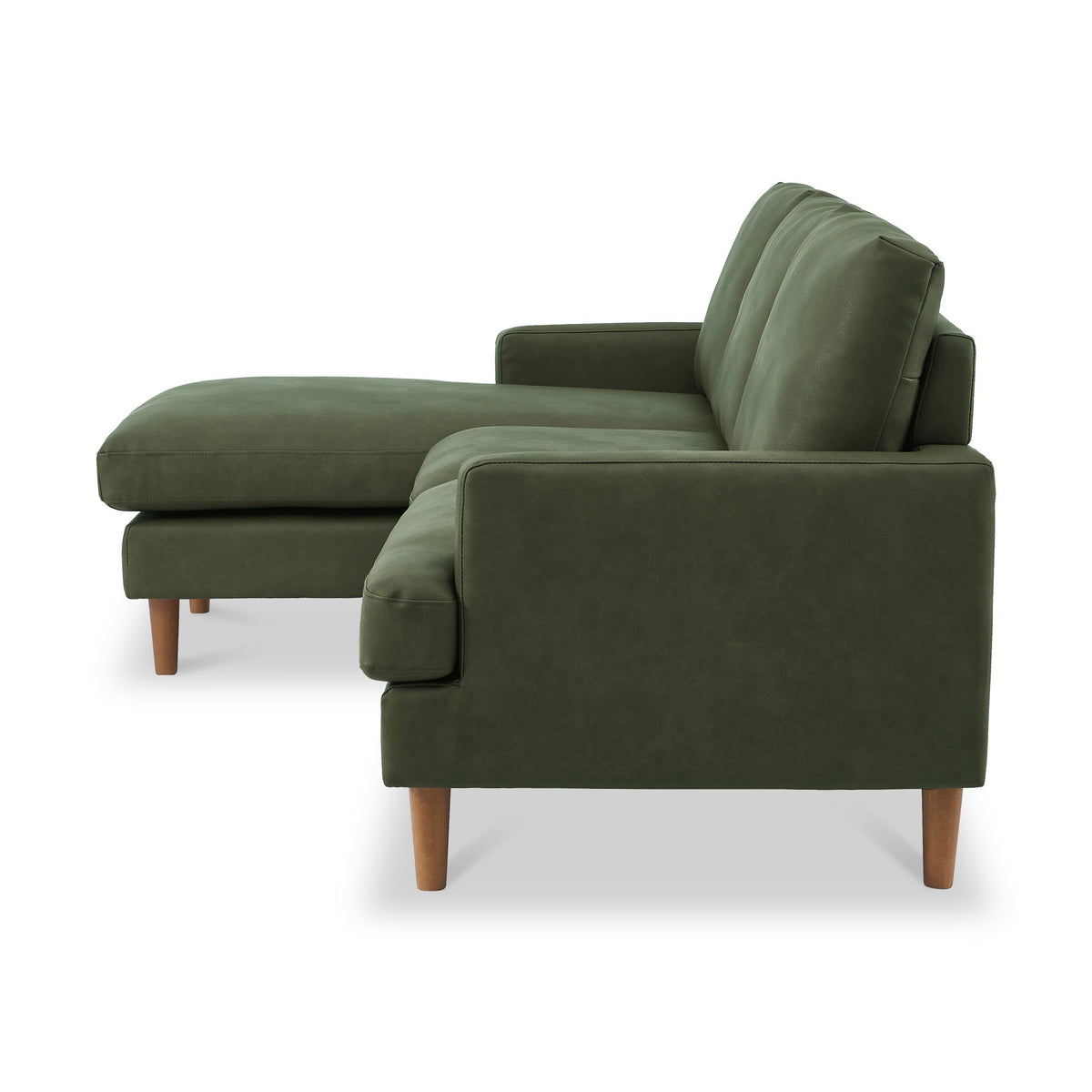 Max Faux Leather Corner Chaise Sofa