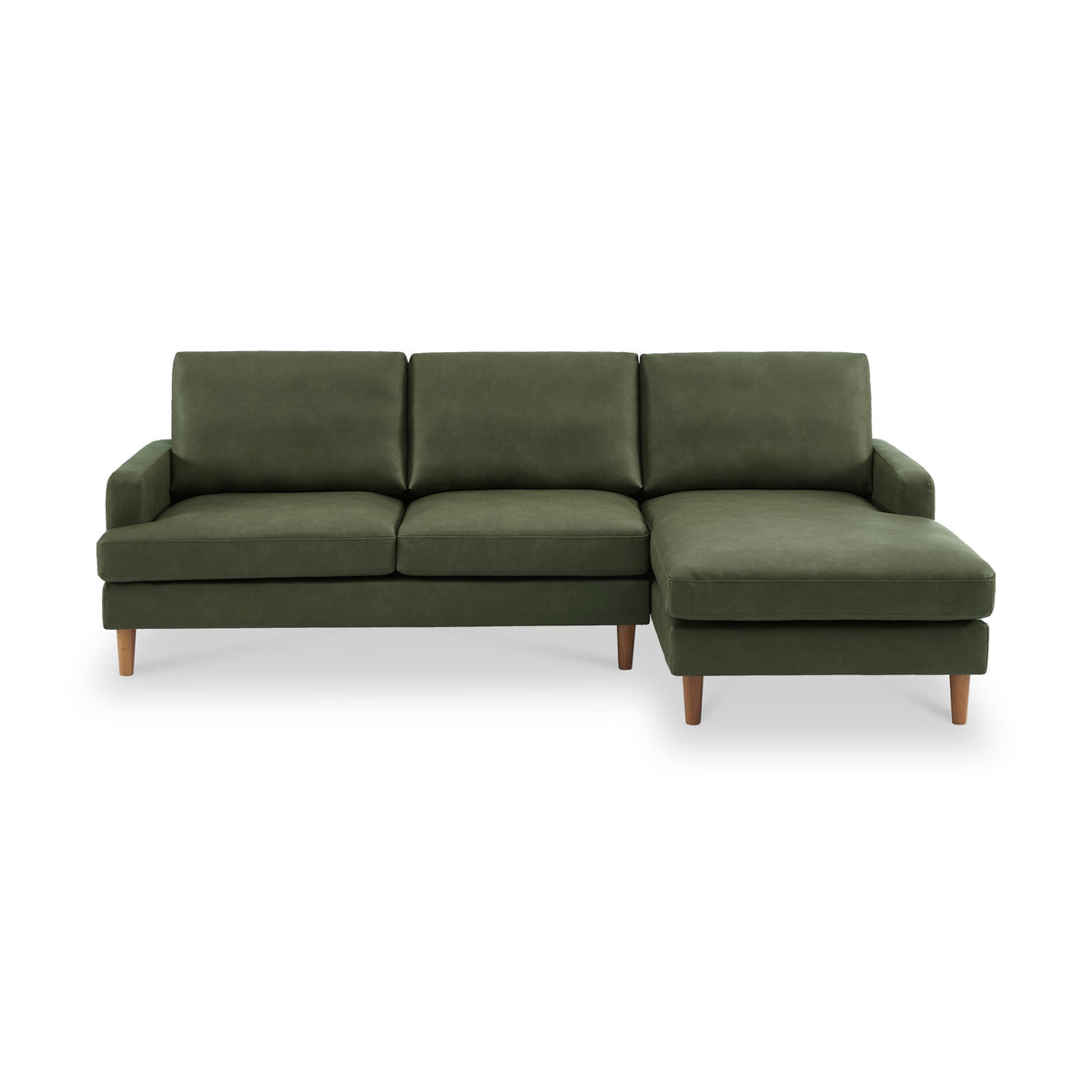Max Faux Leather Corner Chaise Sofa