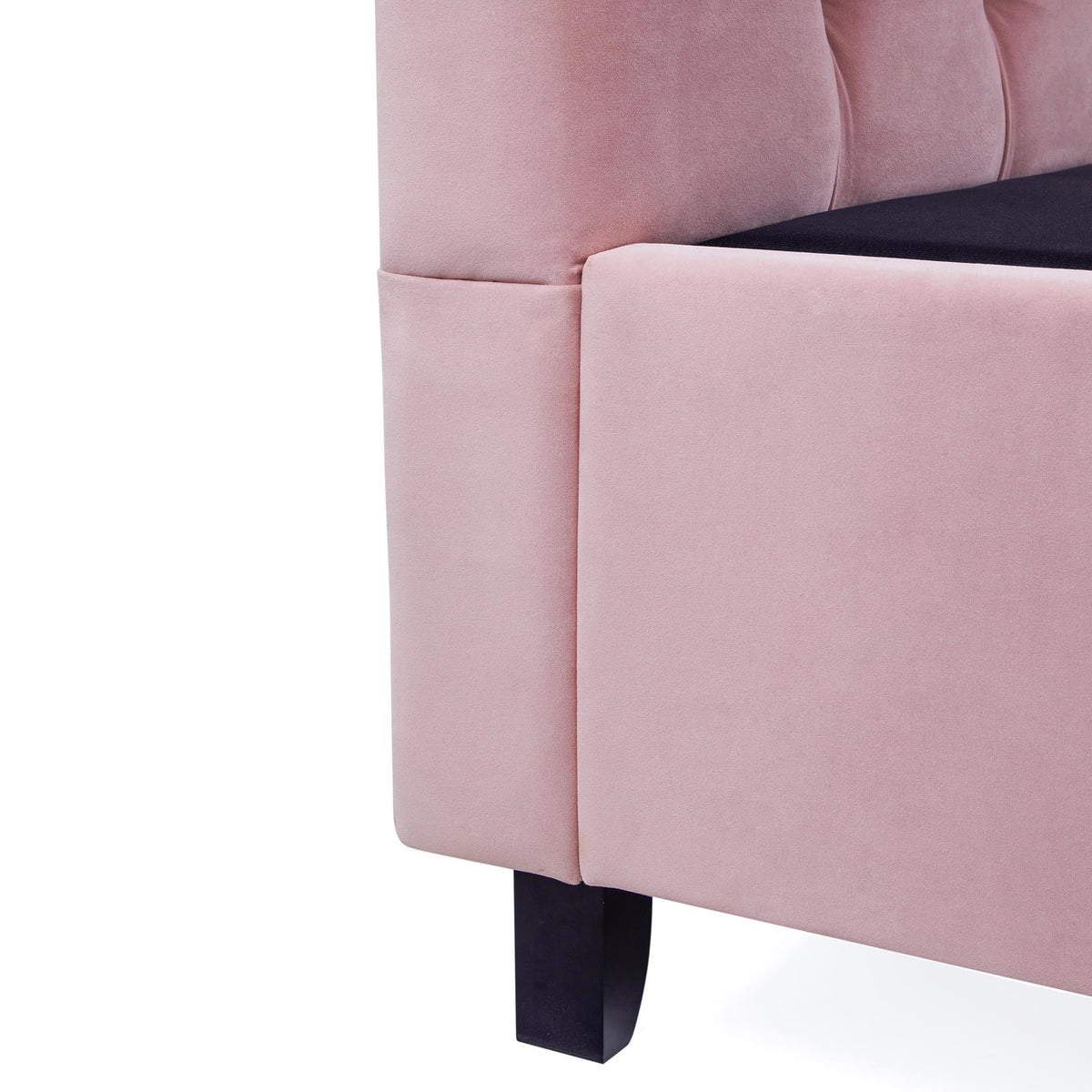 Francis Premier Velvet Ottoman Storage Bed Frame