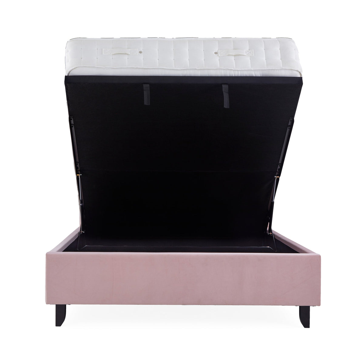 Francis Premier Velvet Ottoman Storage Bed Frame