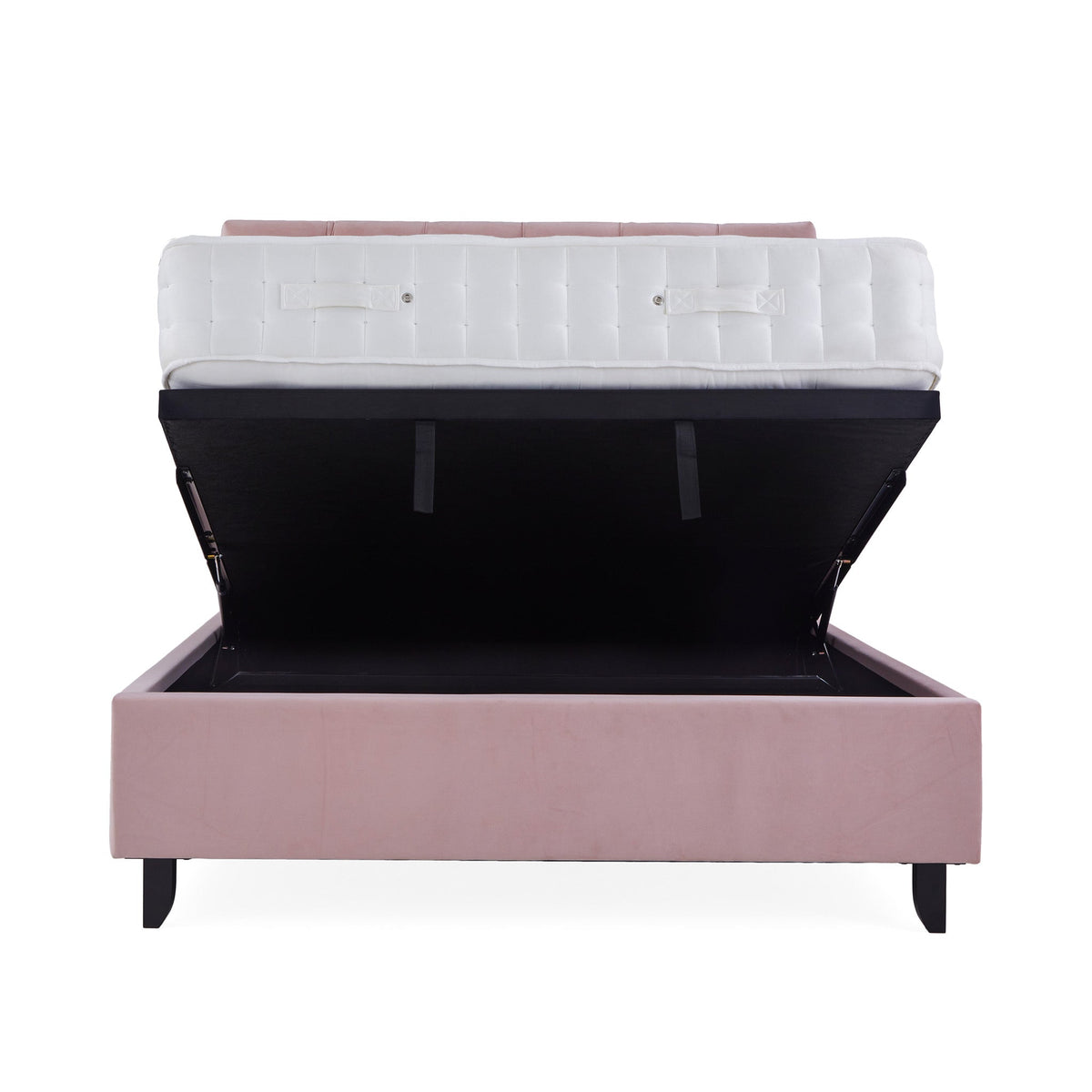 Francis Premier Velvet Ottoman Storage Bed Frame