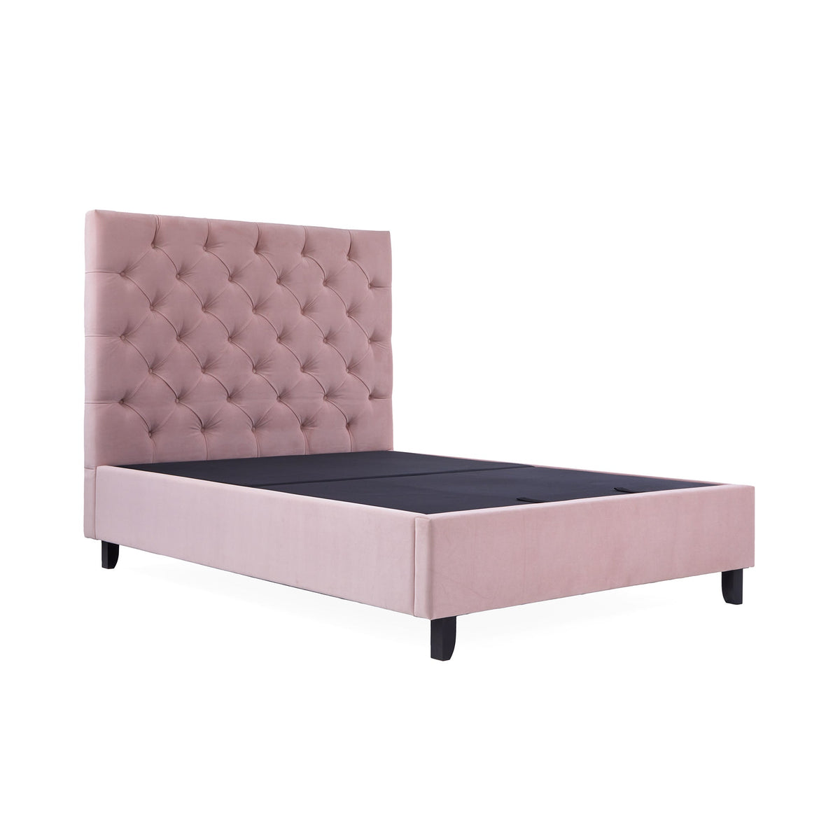 Francis Premier Velvet Ottoman Storage Bed Frame