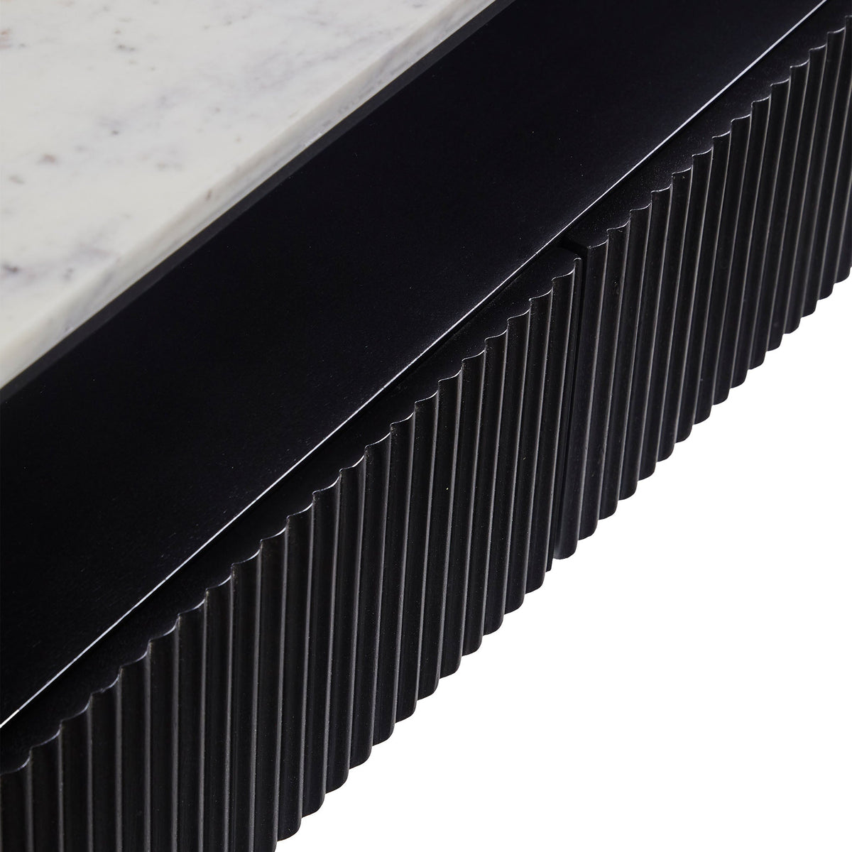 Milo Mango & Marble Fluted Wide TV Media Unit