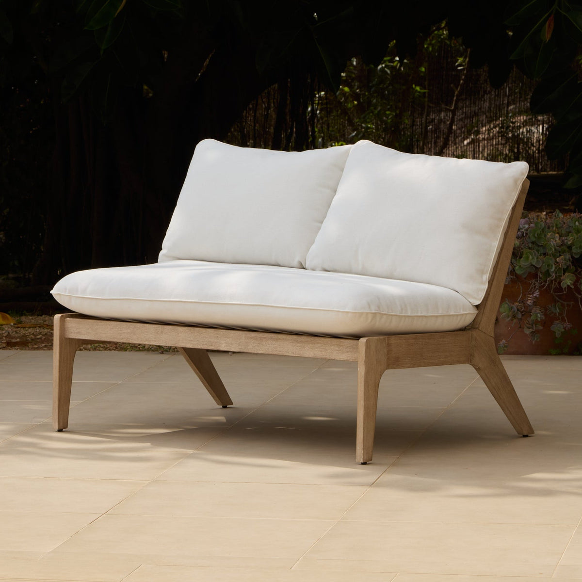 Mali 4 Seater Wooden Garden Sofa Set with Coffee Table