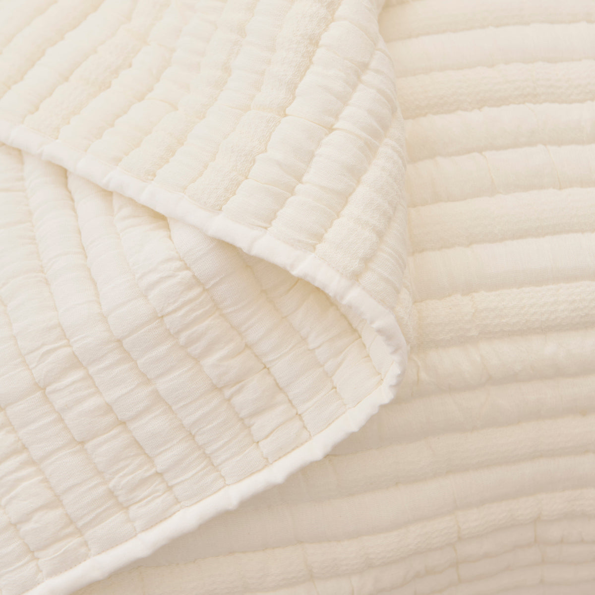 Malton 125x145cm Cotton Bedspread - White