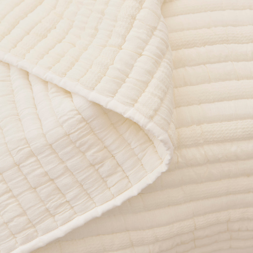 Malton 200x220cm Cotton Bedspread - White