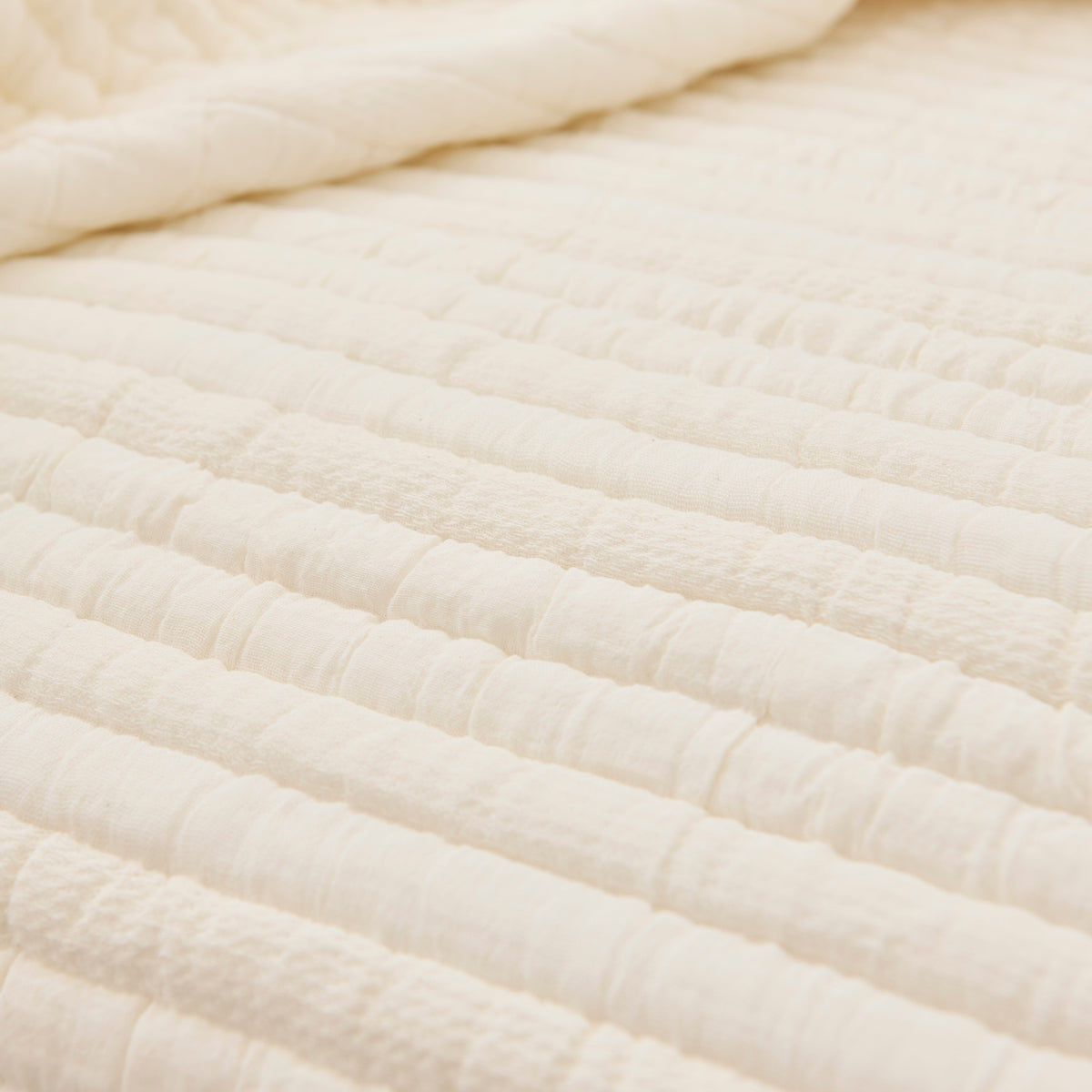 Malton 125x145cm Cotton Bedspread - White