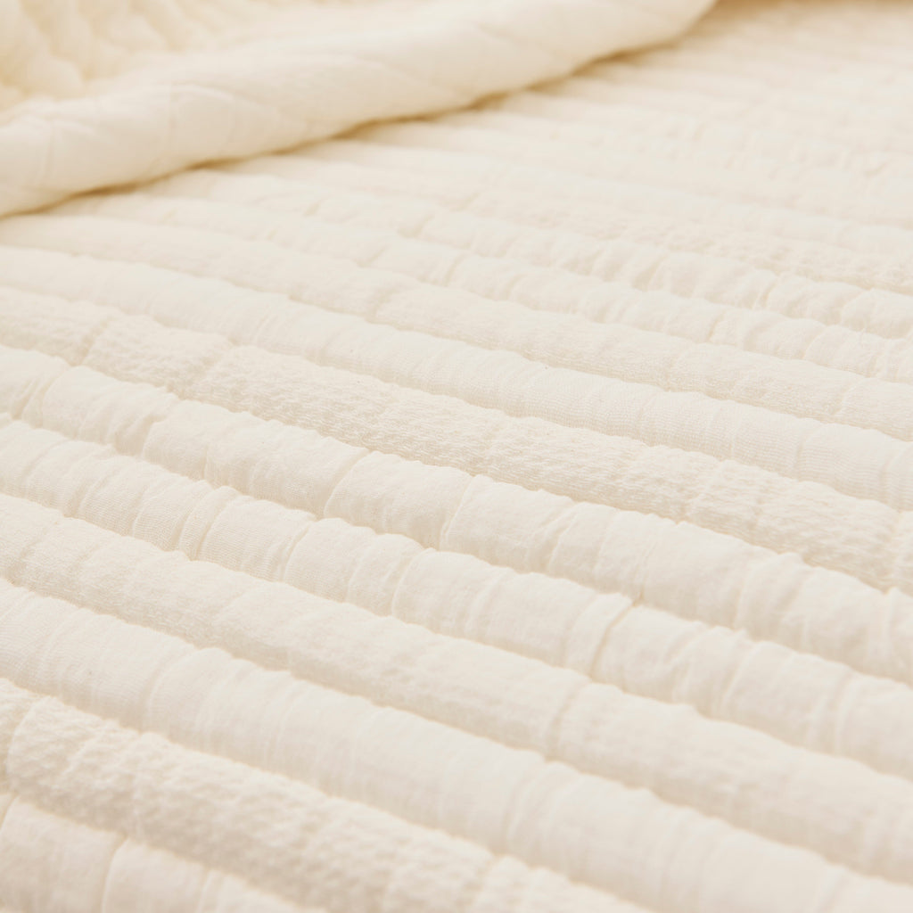 Malton 200x220cm Cotton Bedspread - White