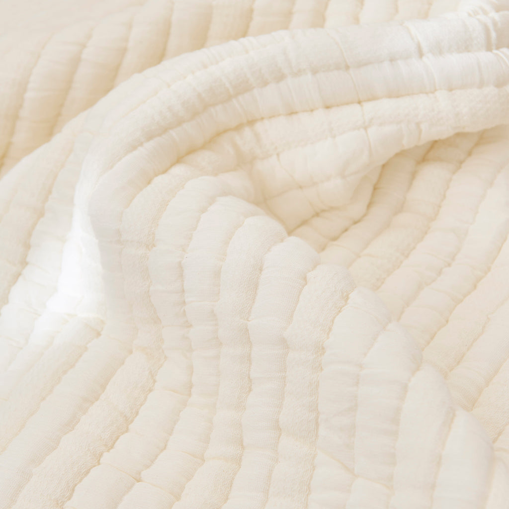Malton 200x220cm Cotton Bedspread - White