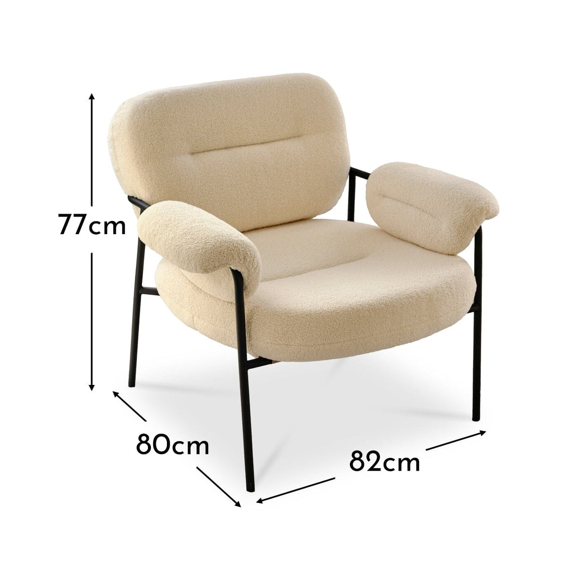 Mateo Boucle Armchair