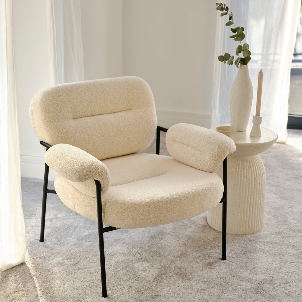 Outlet - Mateo Boucle Armchair