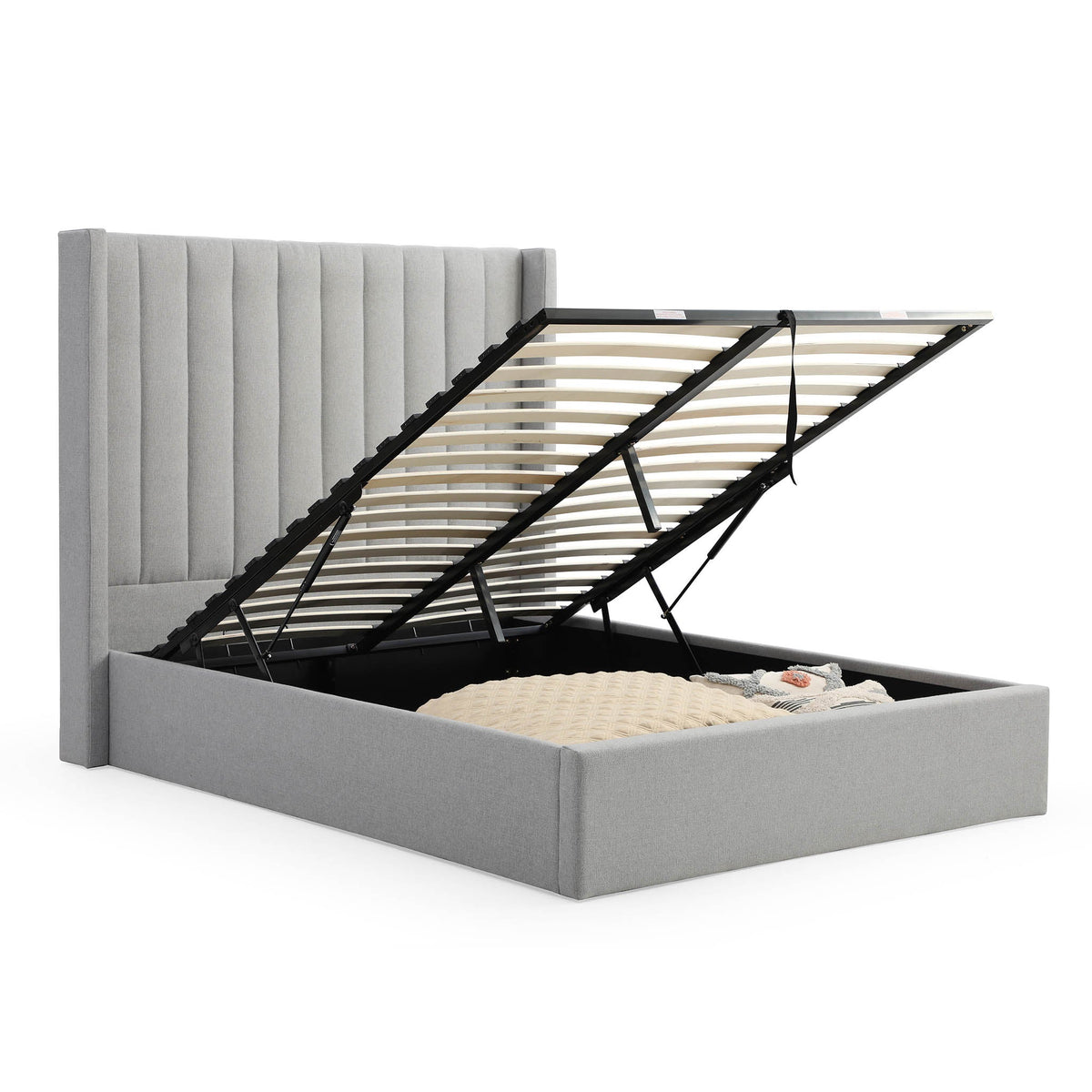 Maude Faux Wool Bed Frame