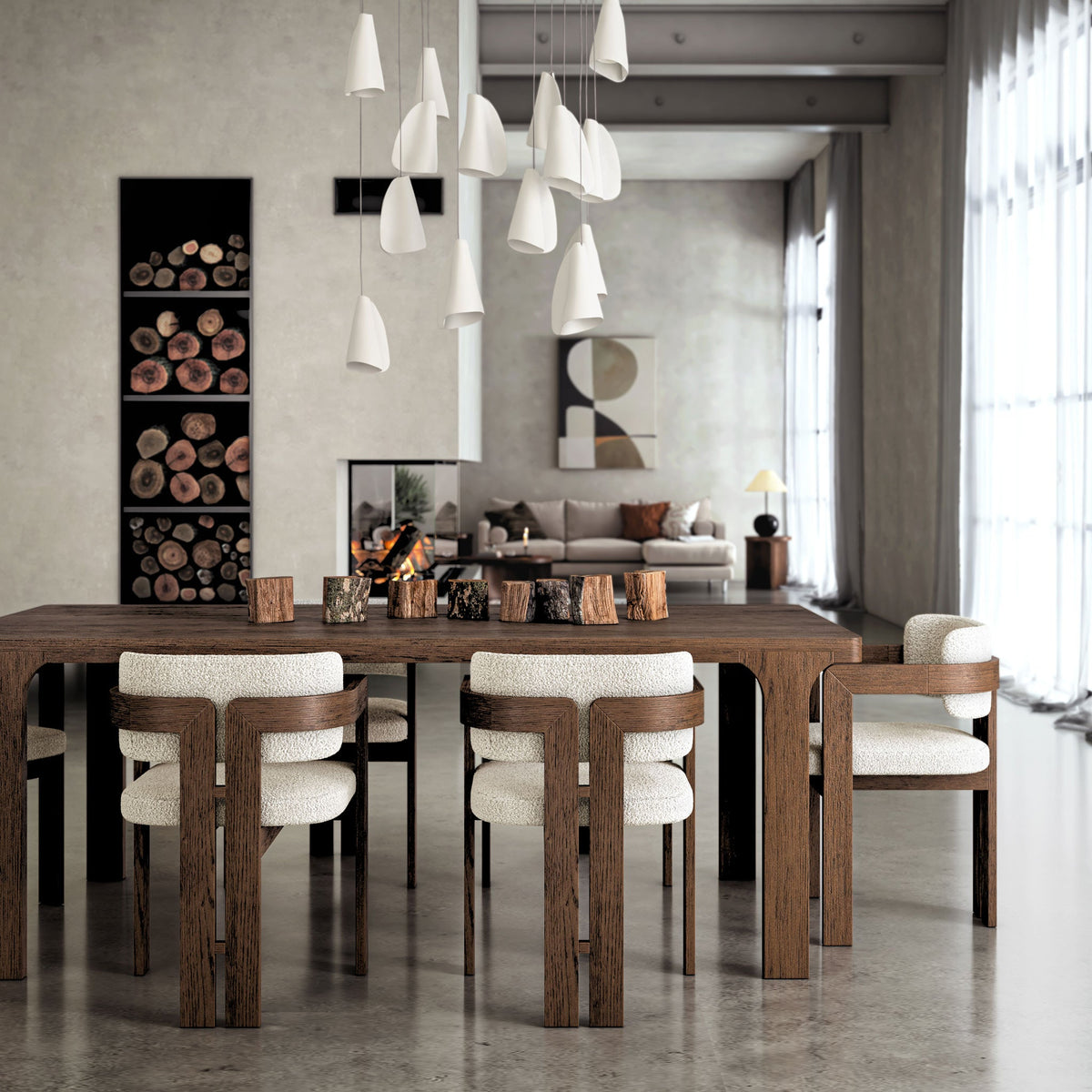 Mylor Oak 180cm Rectangular Dining Table