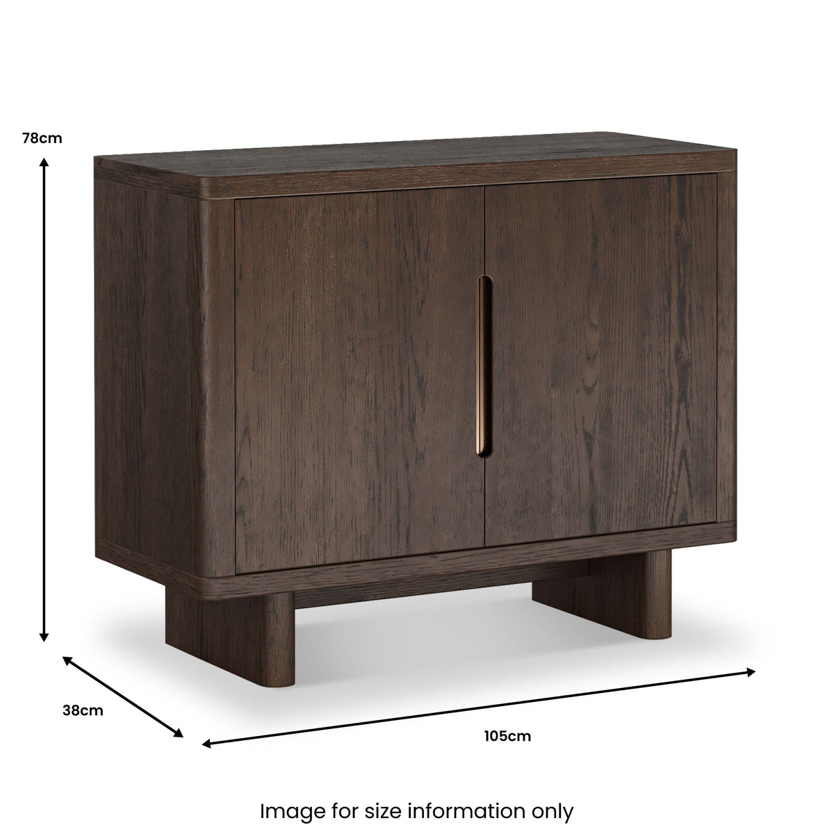 Mylor Oak 2 Door Sideboard