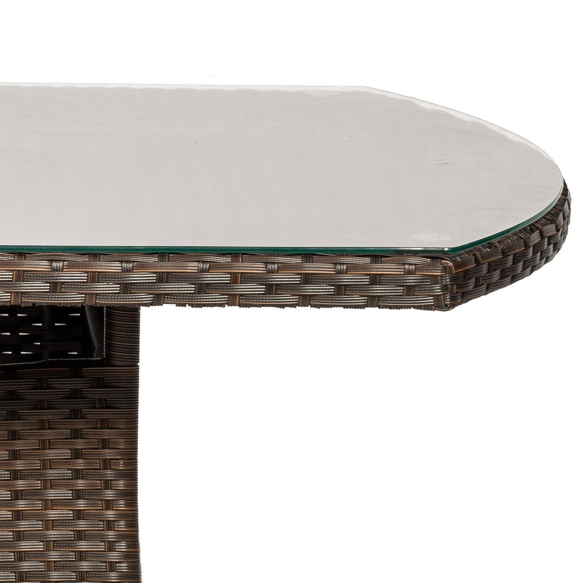 Vada 150cm 6 Seat Rattan Rectangular Dining Set