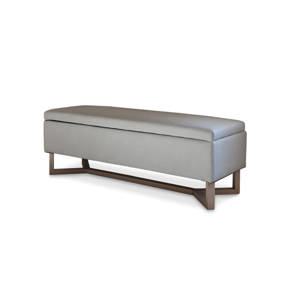 Outlet - Norah Storage Ottoman - Ivory