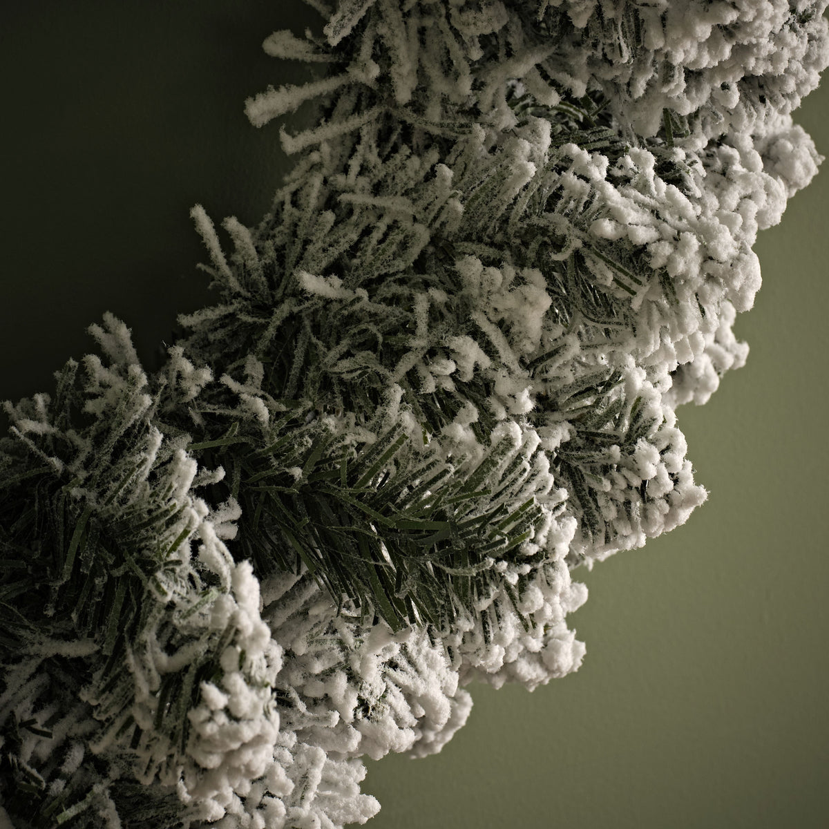 Norrbo 50cm Frosted Christmas Wreath