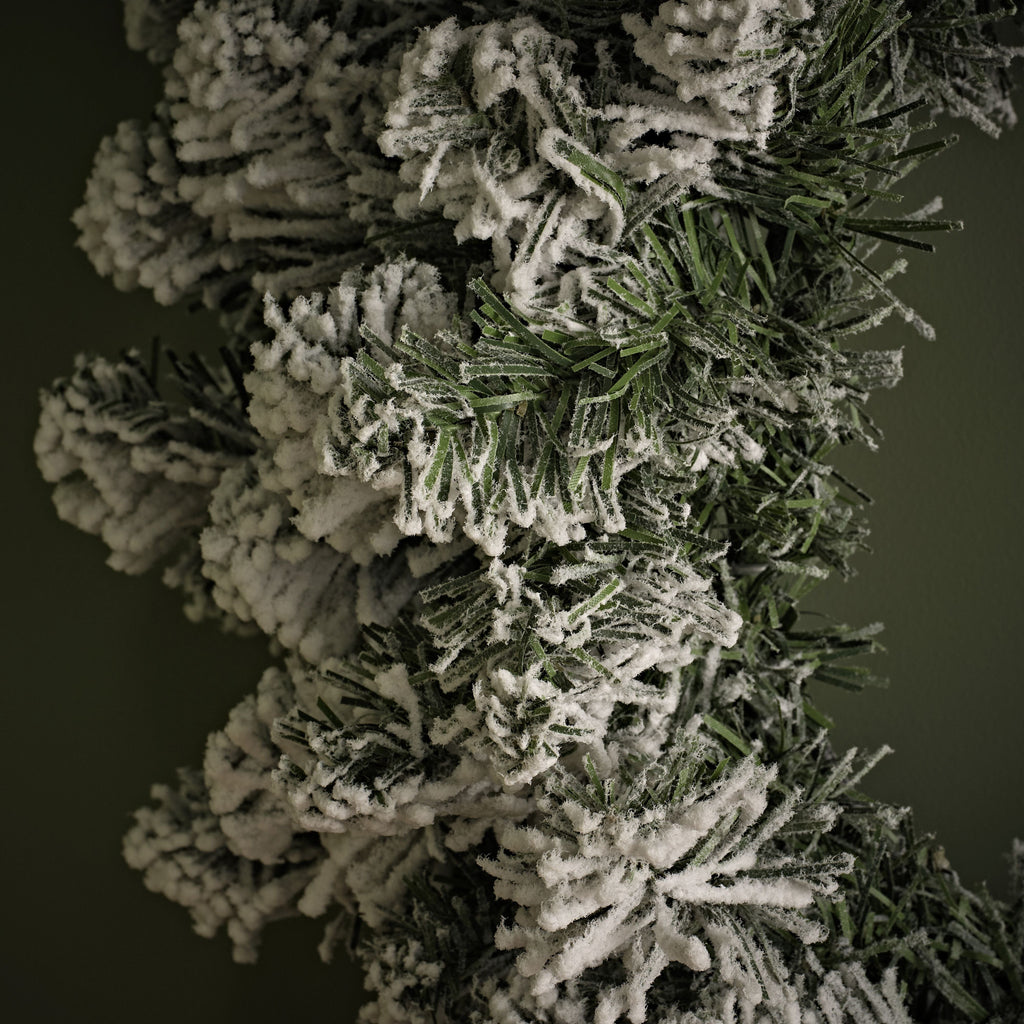 Norrbo 50cm Frosted Christmas Wreath