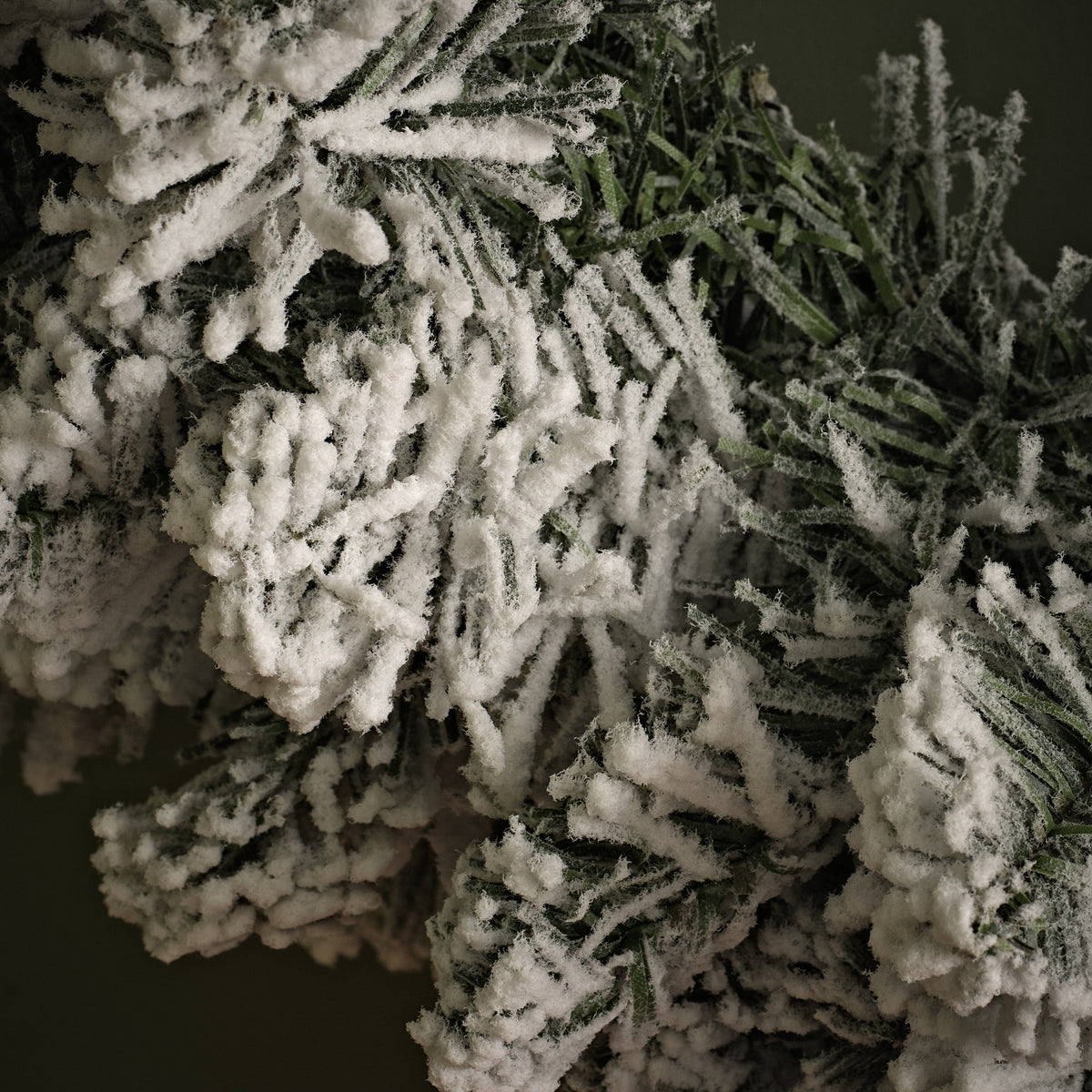 Norrbo 50cm Frosted Christmas Wreath