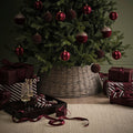 Norrland 70cm Tree Skirt - Grey Wash Rattan