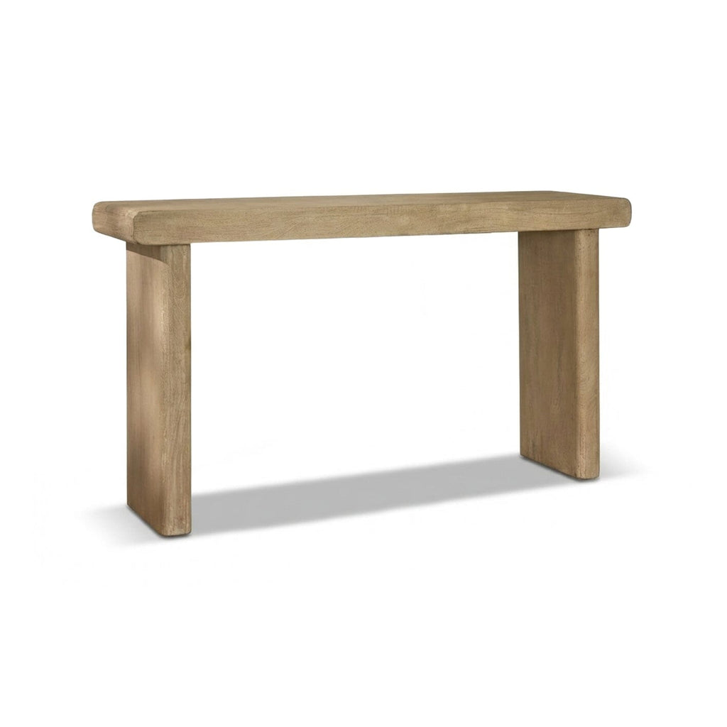 Nevaeh Chalked Mango Wood Console Table - 140cm