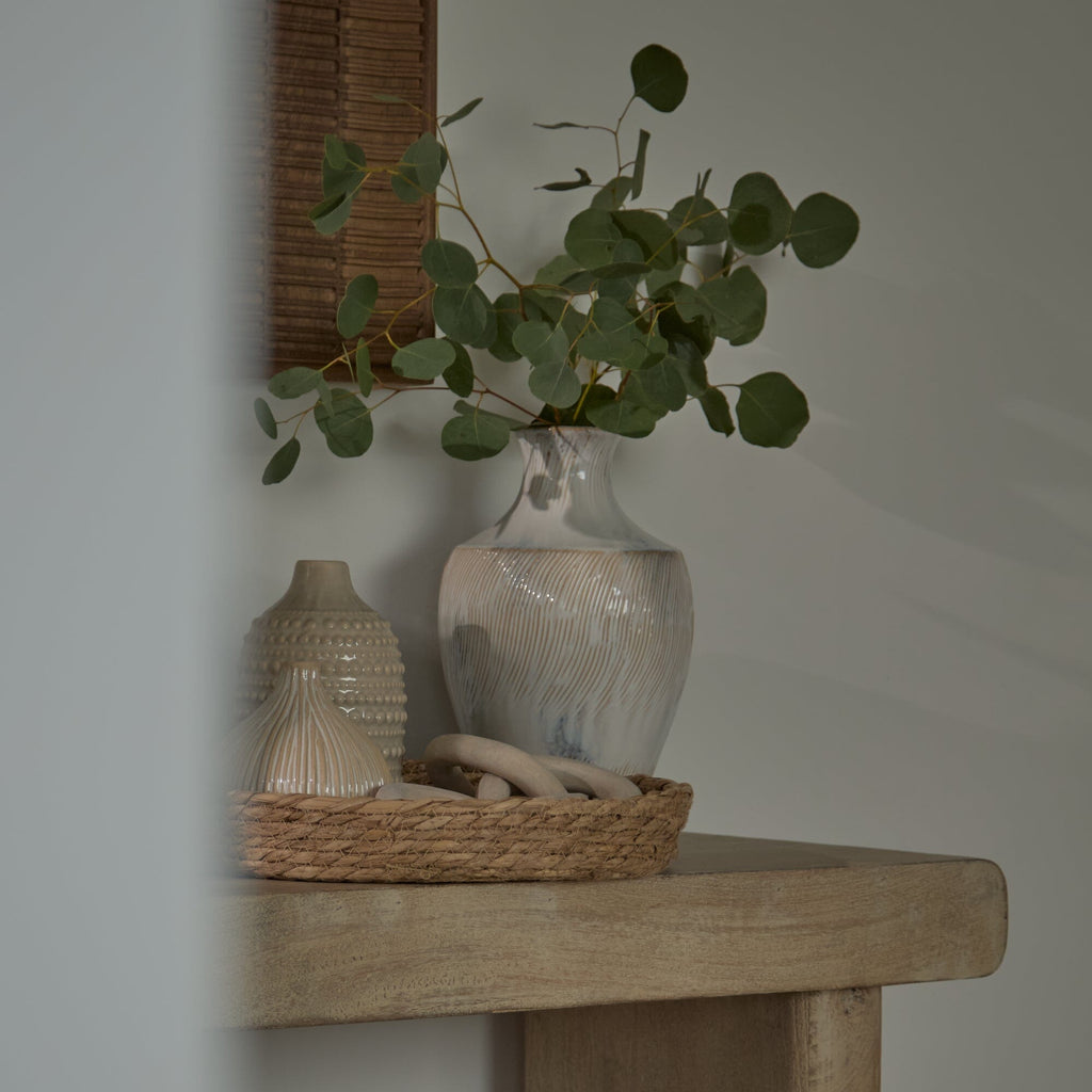 Nevaeh Chalked Mango Wood Console Table - 140cm