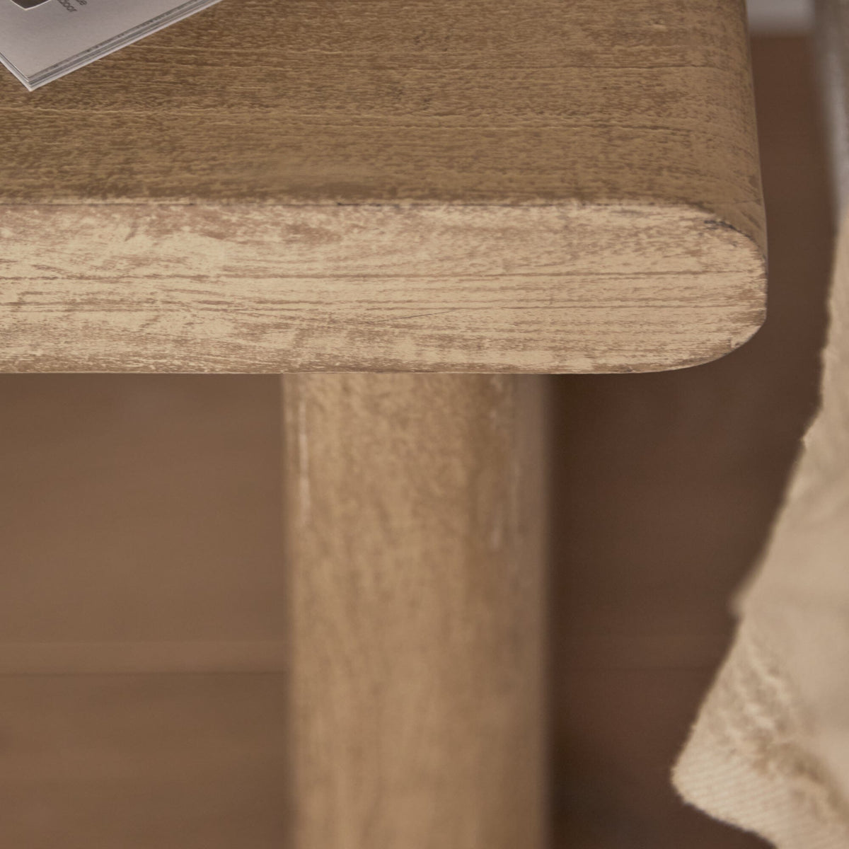 Nevaeh Side Table - Chalked Mango Wood