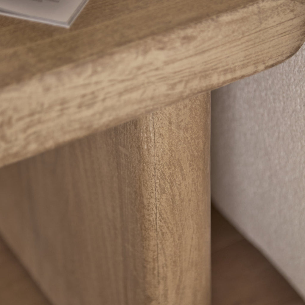 Nevaeh Side Table - Chalked Mango Wood