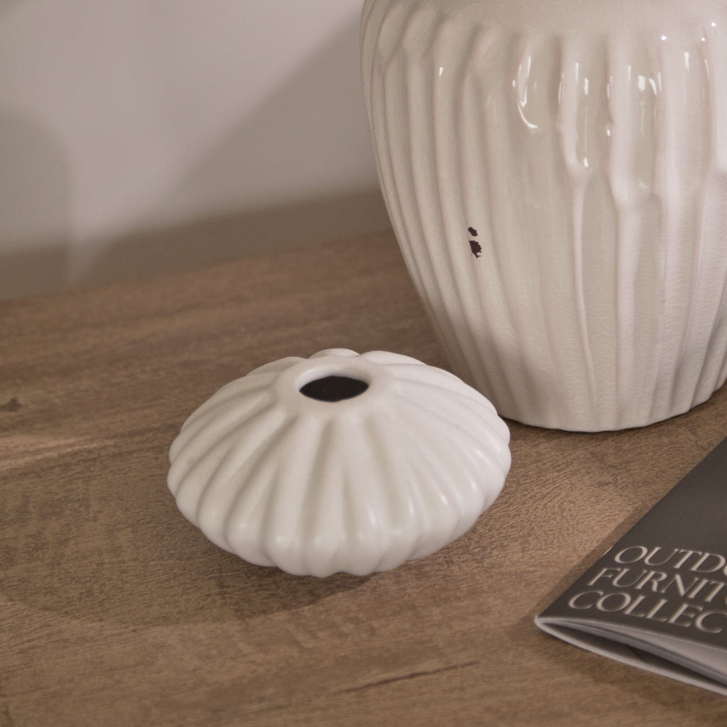 Nevaeh Side Table - Chalked Mango Wood